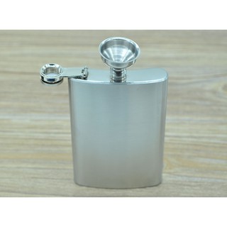 Bình đựng rượu mini kim loại (có tặng kèm phễu)