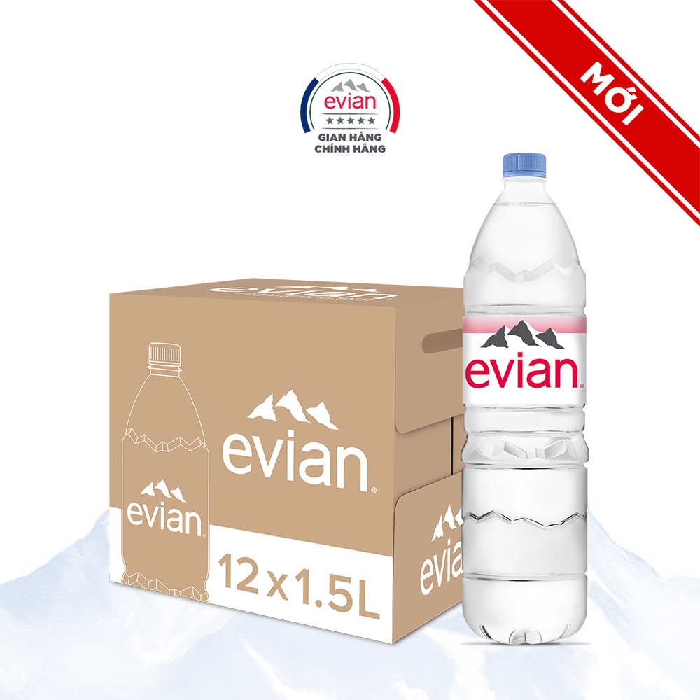 Nước Khoáng Pháp _ Evian 1L5