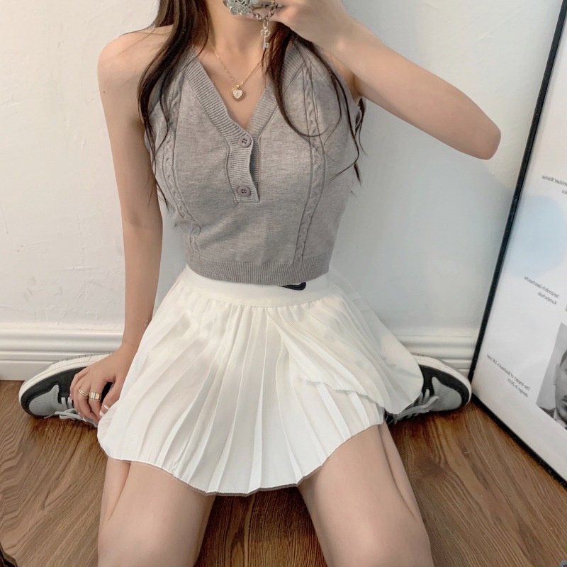 Áo croptop nữ 2 dây buộc cổ kiểu ôm tay ngắn cổ vuông nhún ngực bigsize thun body k5T4