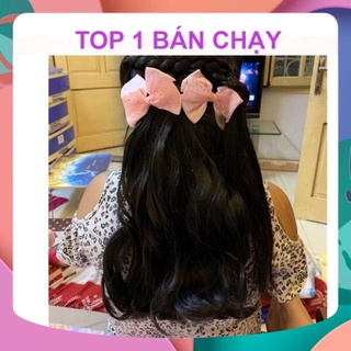 [TẶNG CHUN CỘT TÓC] KẸP XOĂN NƠ MINI CHO BÉ SET 2 CÁI ĐIỆU ĐÀ