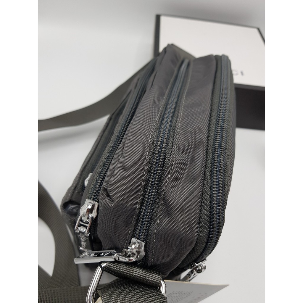 Túi đeo chéo nam vải dù khổ ngang nhiều ngăn size 18 nhiều màu DC131412 (ảnh thật) | BigBuy360 - bigbuy360.vn