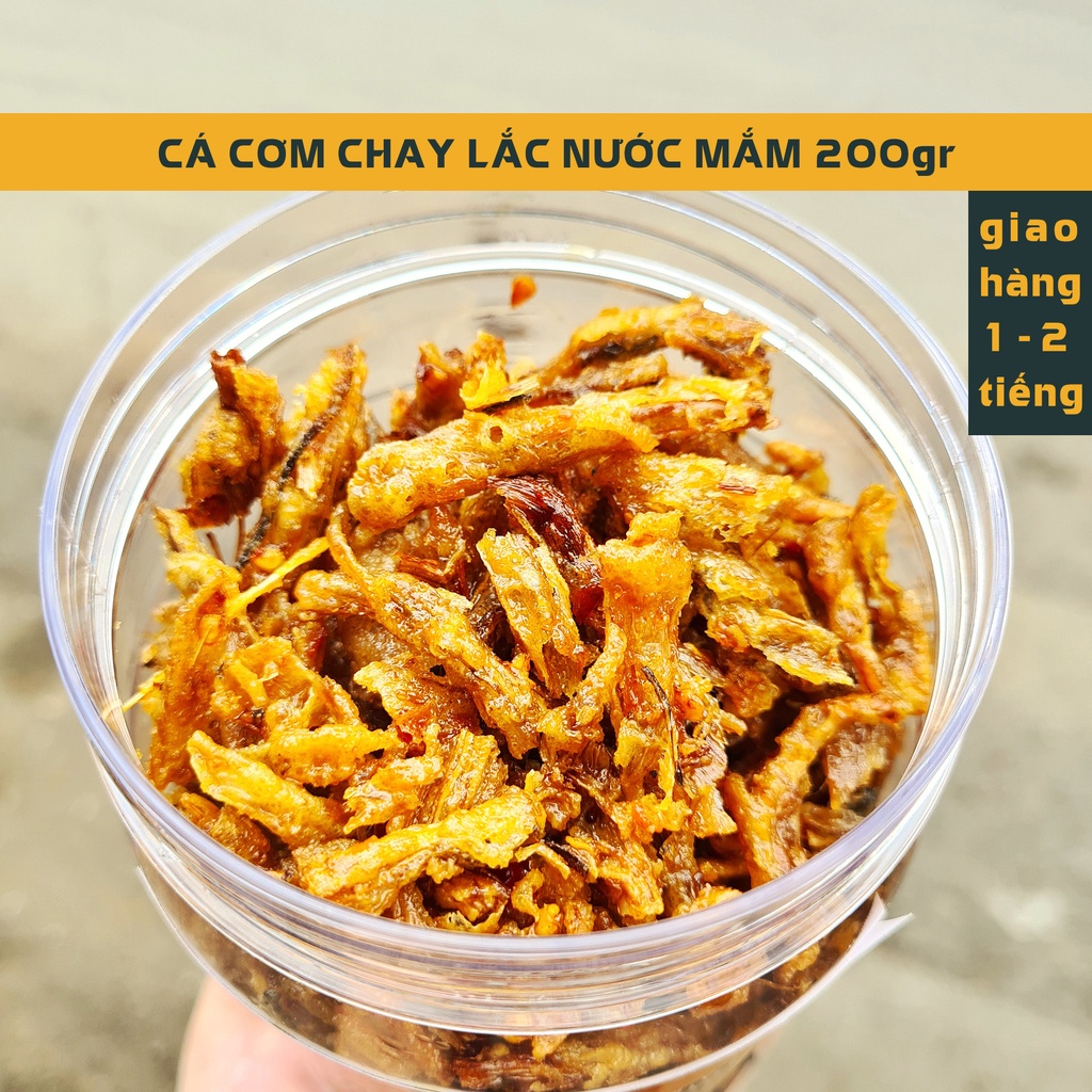 CÁ CƠM CHIÊN LẮC NƯỚC MẮM 200gr