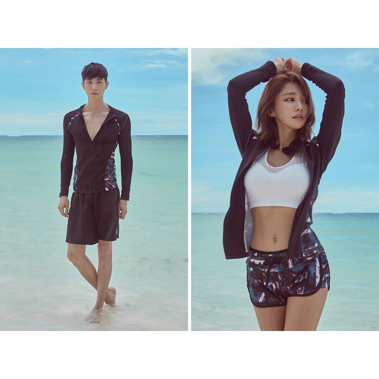 Đồ bơi dài tay nam nữ áo khoác chống nắng Hàn Quốc