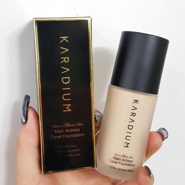 [Hàng Auth Hàn Quốc] Kem Nền Lọ Che Phủ Cao Karadium Tông Tự Nhiên Like A Movie Star Cover Foundation SPF30 PA++ #21 | BigBuy360 - bigbuy360.vn