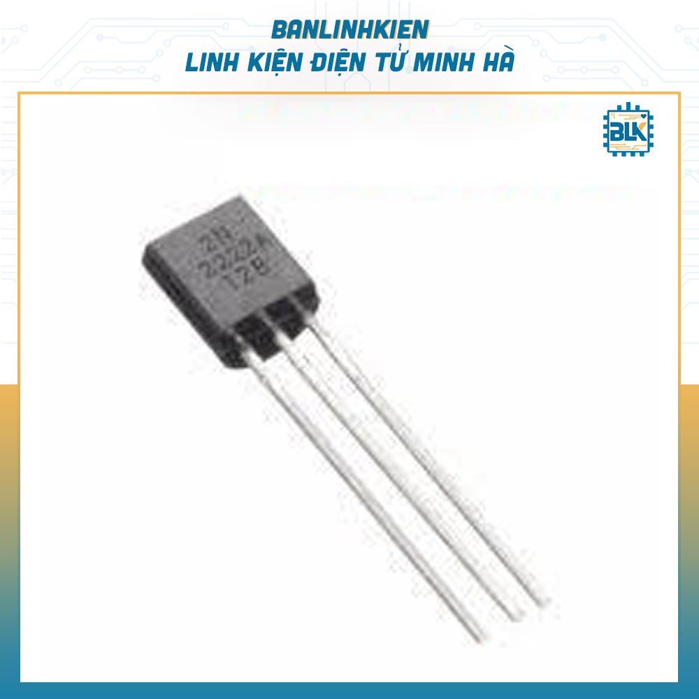 Combo 5 Chiếc 2N2222 TO92 TRANS NPN 0.6A 40V (DIP)