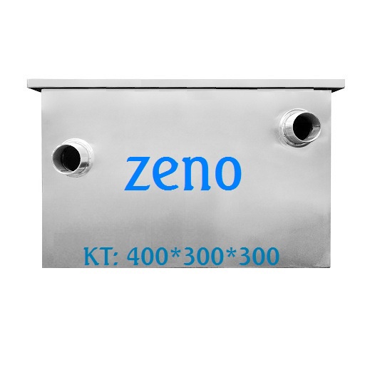Bể tách mỡ 30lit, bể mỡ inox 30l