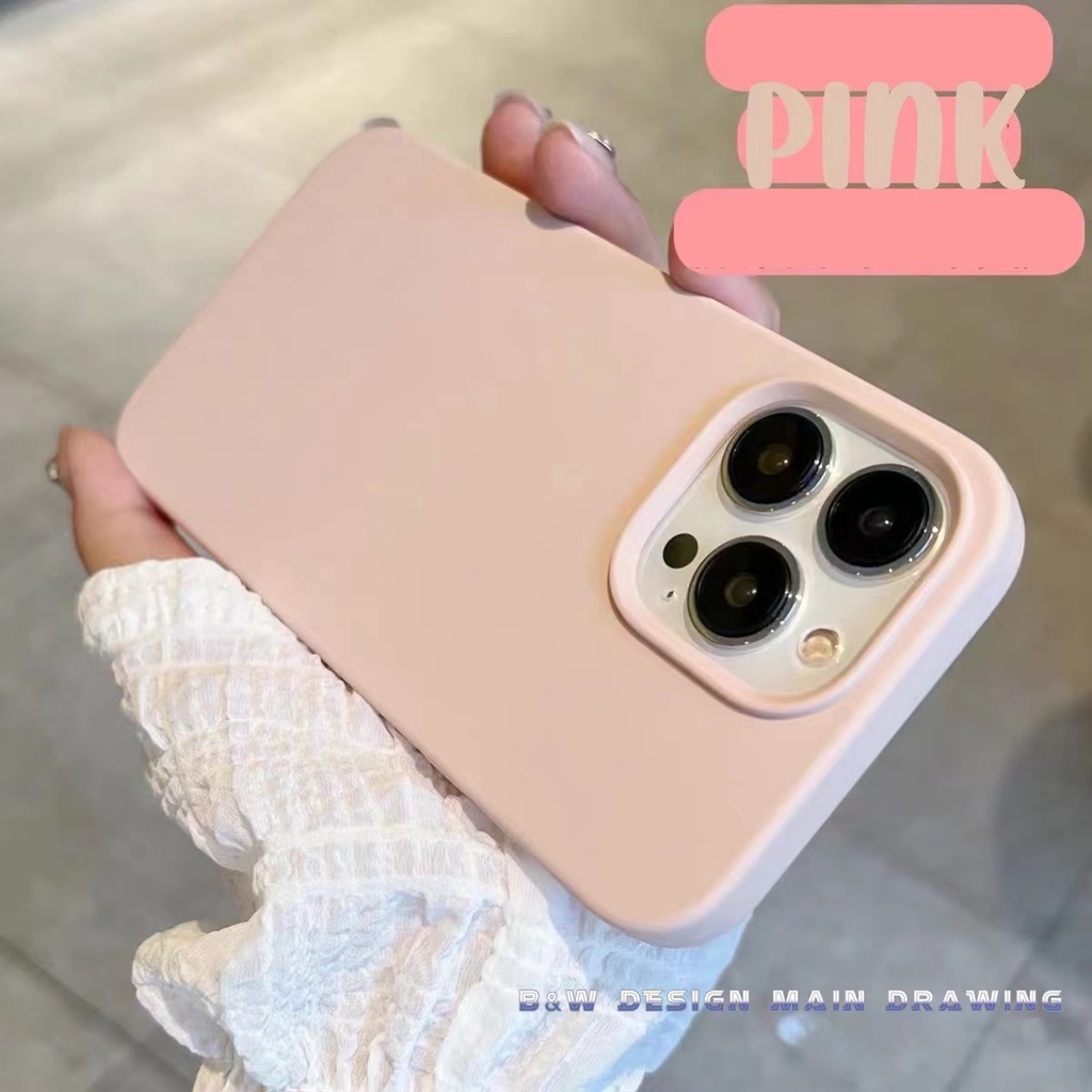Ốp Điện Thoại Silicon Mềm Màu Trơn Chống Sốc Cho iPhone 14 Pro MAX 13 12 11 Pro MAX IX XS MAX XR