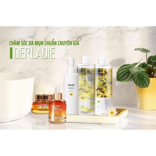 Fullsize fullbox bộ dưỡng da Derladie (sữa rửa mặt, toner, tẩy trang, serum, gel dưỡng)
