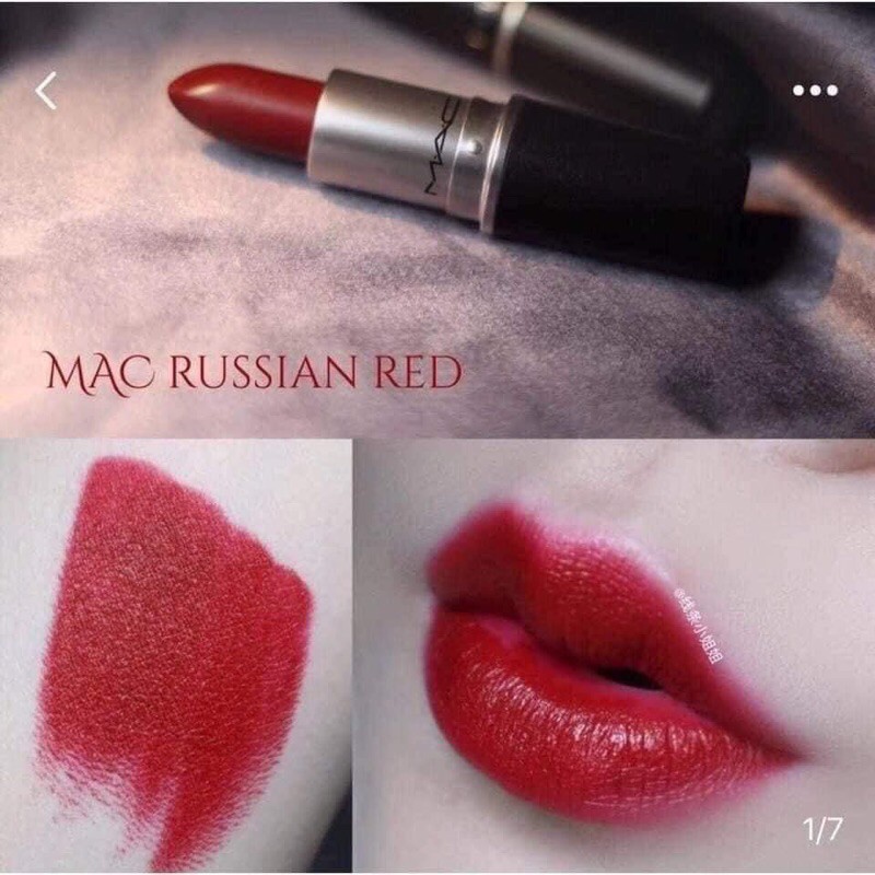 Son MAC Russian Red 612 Màu Đỏ Cổ Điển – Matte