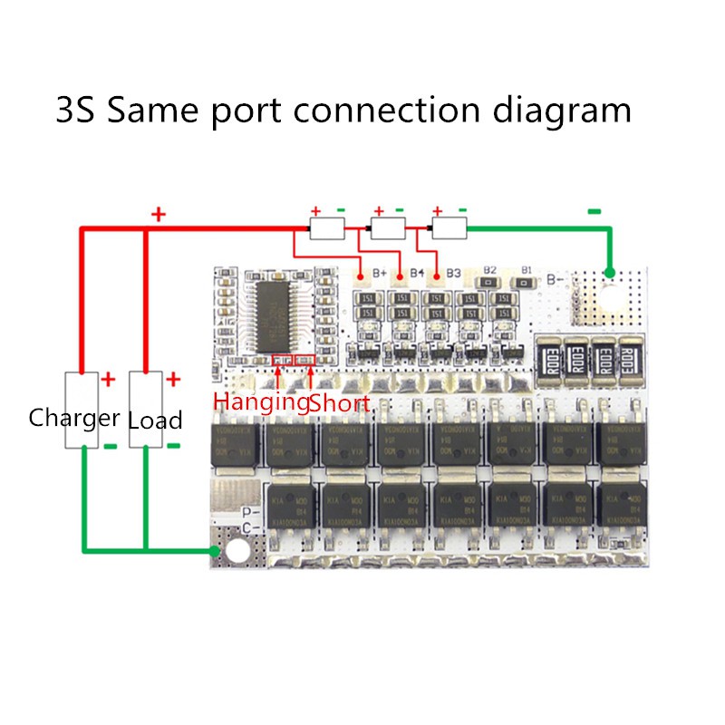 Bảng Mạch Bảo Vệ Pin 12v 16.8v 21v 100a Li-Ion Pcb (4S)