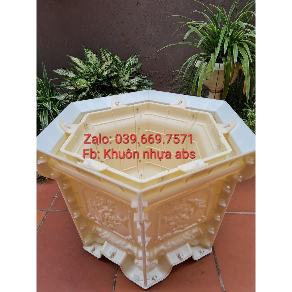 Khuôn lục giác 60 chân liền mới