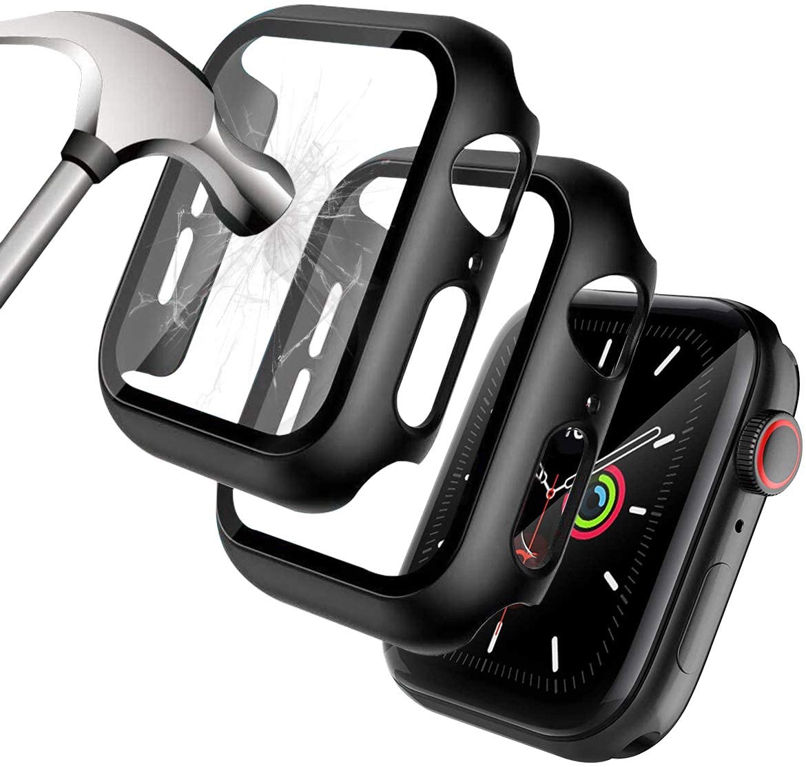 Kính Cường Lực Siêu Mỏng Chống Bám Vân Tay Cho Apple Watch Iwatch 6 / 5 / 4