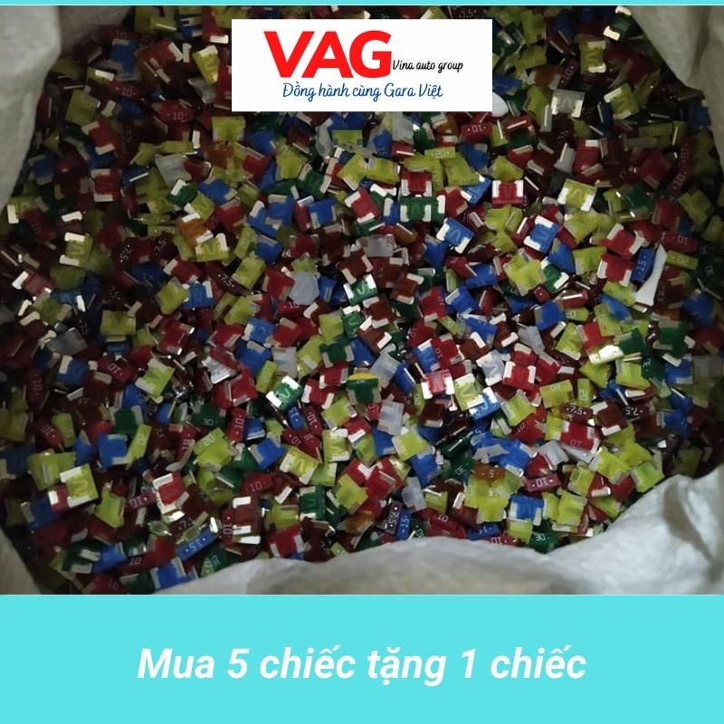 [Zin - Tháo xe] Cầu chì chân to, cụt, nhọn, bằng 5A 7,5A 10A 15A 20A 25A 30A 35A 40A ô tô, xe máy, máy công trình