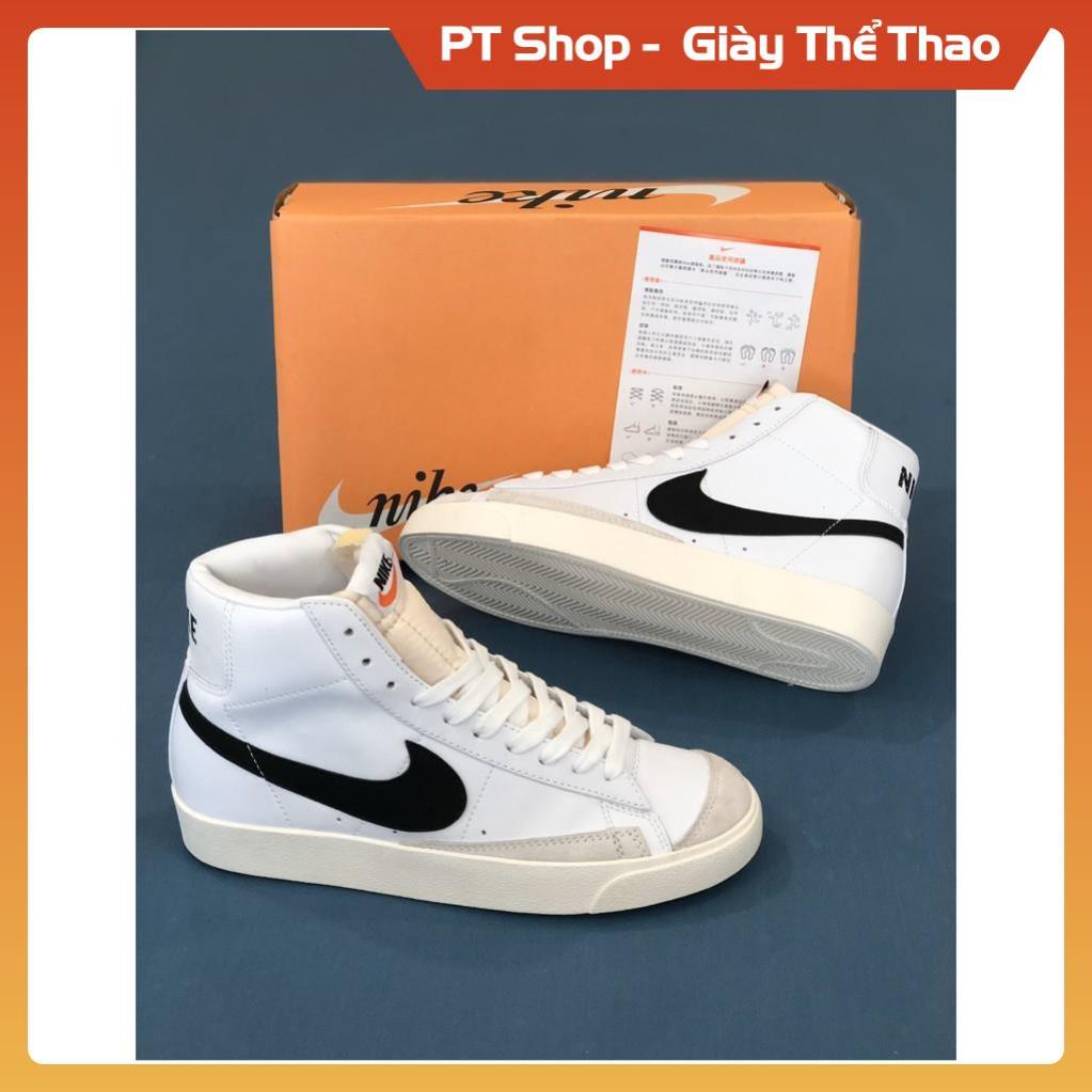 [Hàng Sịn - FreeShip] Giày Blazer Mid Top 77 viền đen chất lượng cao, Giầy Sneaker học sinh full phụ kiện