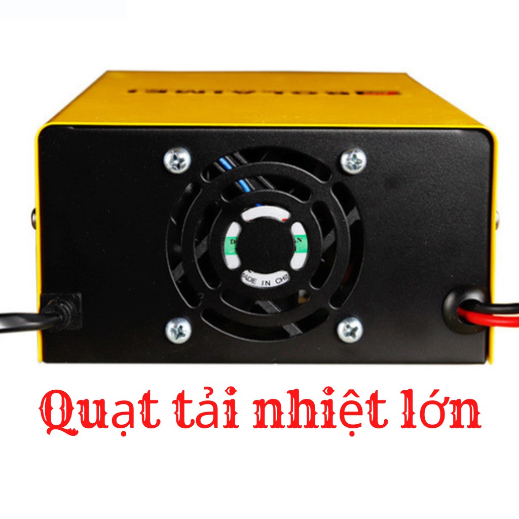 Máy nạp ắc quy 12v24v - 200ah, sac ac quy cho ô tô và xe máy tự động ngắt khi đầy