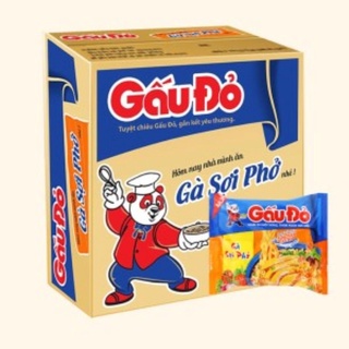 Mì Gấu Đỏ Vị Gà Sợi Phở 1 Thùng 30 gói × 65gram