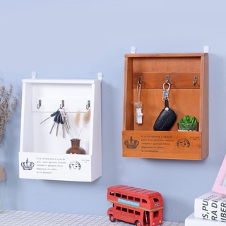 [RẺ VÔ ĐỊCH] Kệ Chìa Khóa,Trang Trí Ô Vuông Phong Cách Vintage Bằng Gỗ, Đẹp, Độc, Lạ, Cực Chất, Dễ Treo