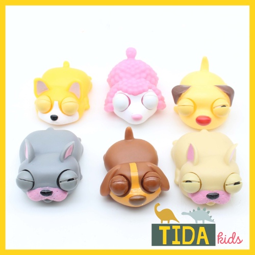 Chó Bóp Lồi Mắt ⚡ HOT TREND ⚡ Squishy Mochi Cún Con Cute, Đồ Chơi Xả Stress, TiDa Kids Shop
