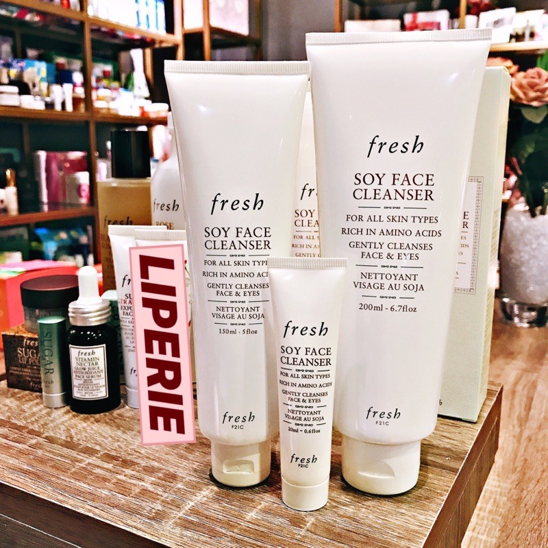 Sữa rửa mặt đậu nành Fresh Soy Hydrating Gentle Face Cleanser