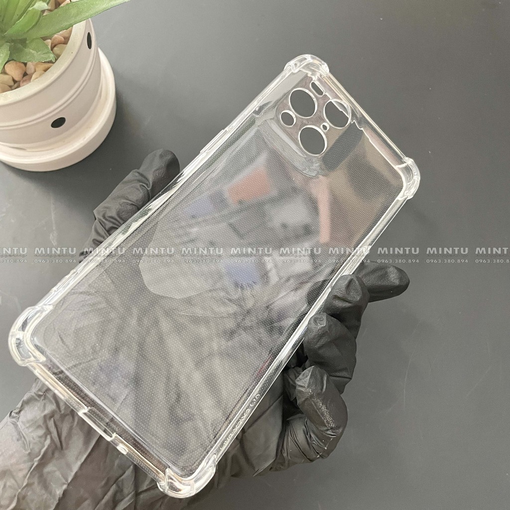 Ốp Oppo Find X3 Pro - Loại trong suốt chống sốc bảo vệ camera