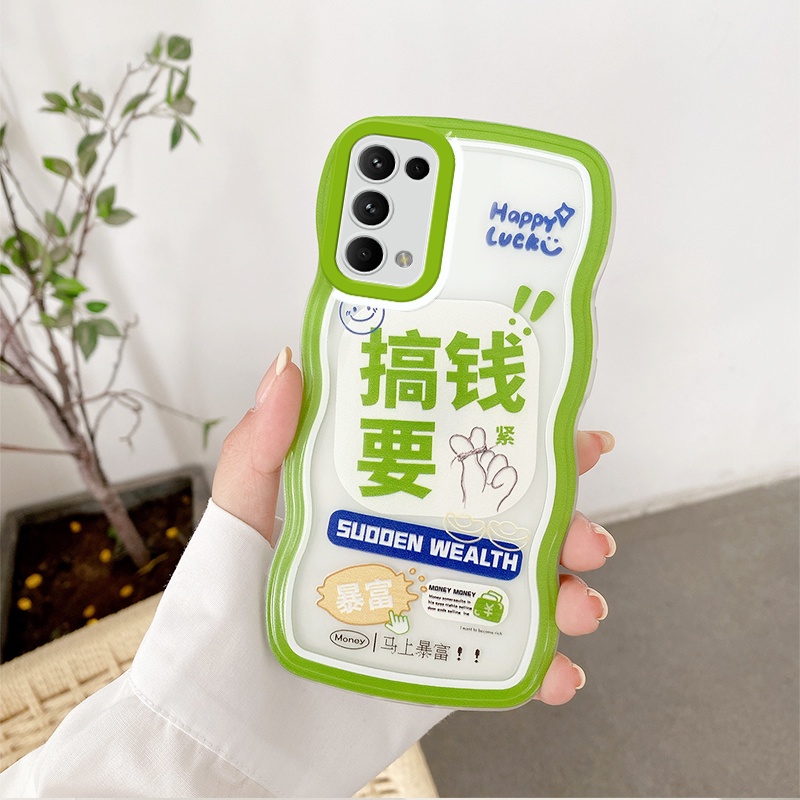 Ốp lưng OPPO Reno5 ốp lưng OPPO Reno 5 5G Ốp lưng Điện Thoại Tpu Mềm Họa Tiết Sóng Biển Cho OPPO Reno5 Reno 5 5G