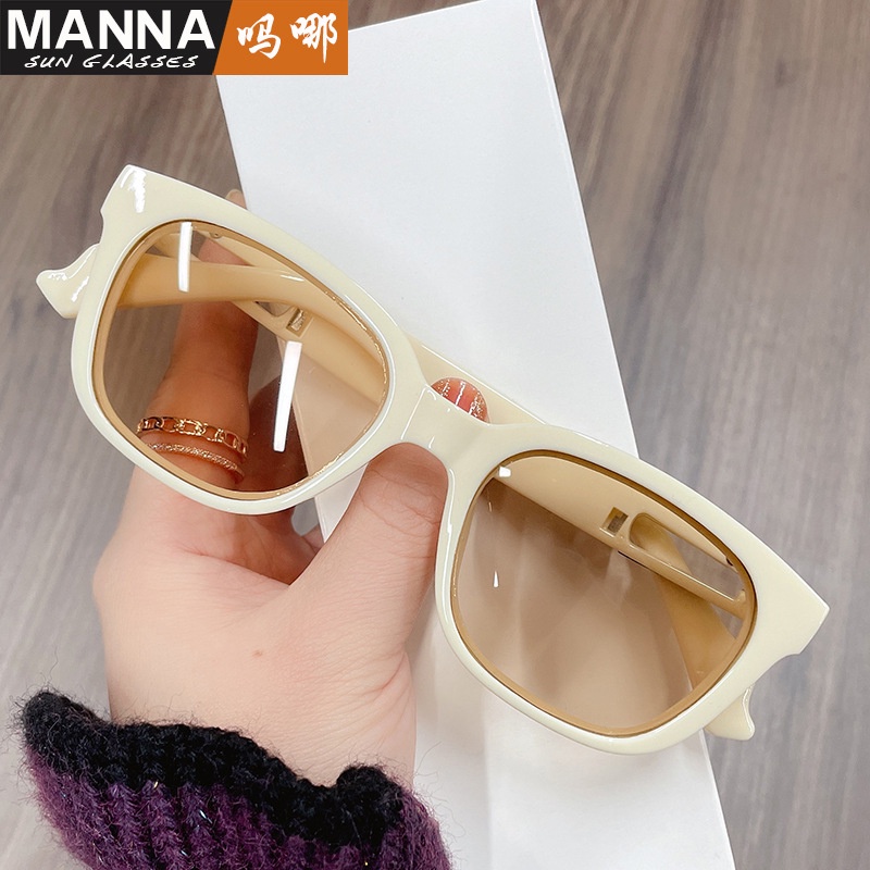 Kính Mát Gọng Vuông Nhỏ Bằng Kim Loại Thời Trang Cổ Điển Cho Nữ