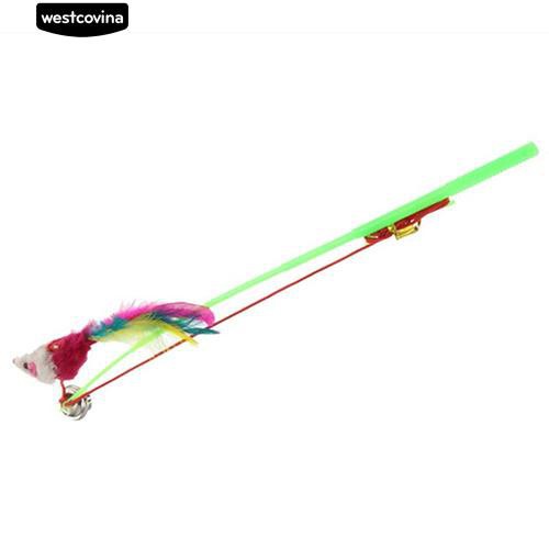 Chuột đồ chơi có lông vũ cho mèo