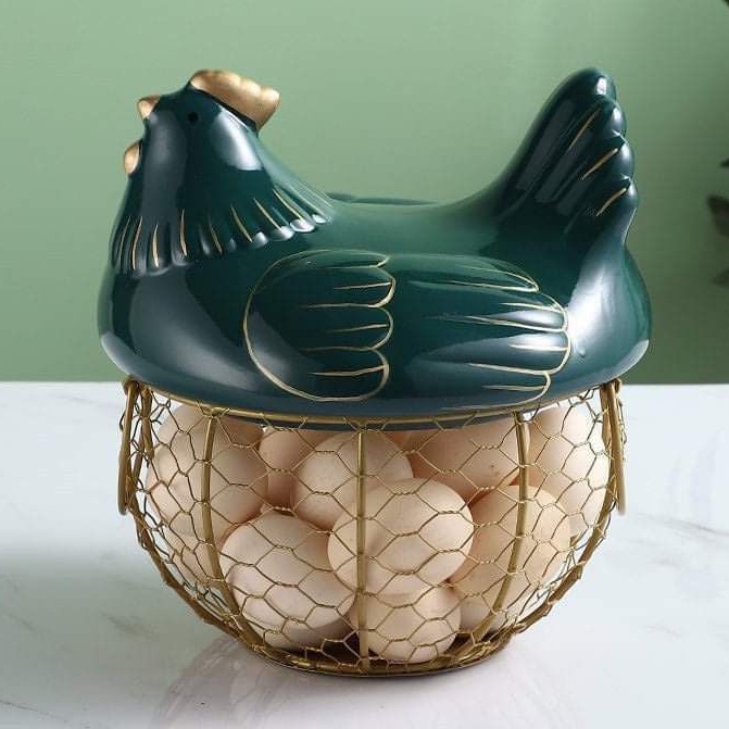 Rổ đựng trứng gà hình con gà