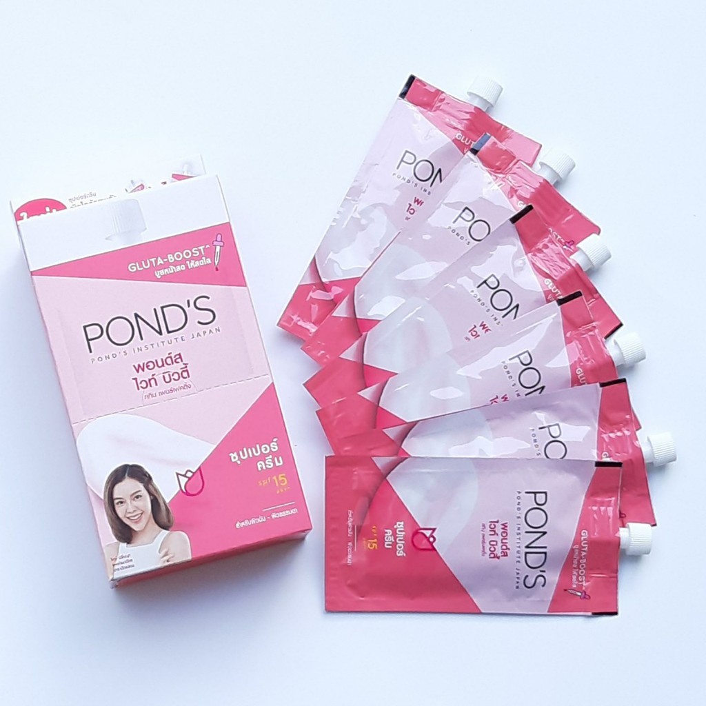 Kem Pond Tone Up Dưỡng Trắng Da,Mịn Màng 1 hộp 6 gói