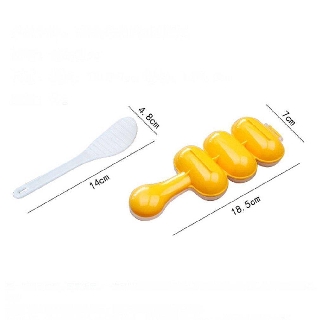 Dụng cụ lắc cơm, tạo viên cơm cho bé (kèm thìa)