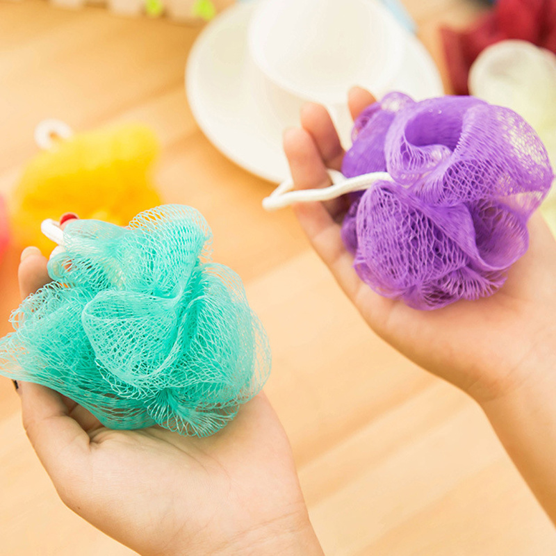 Bông Tắm Thiết Kế Nhiều Màu Sắc Dùng Để Tẩy Tế Bào Chết Và Mát Xa Cơ Thể