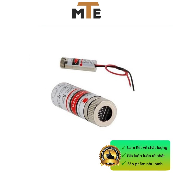 Đầu phát tia laze 3-5V 5MW - Module laser sáng đỏ hội tụ 12mm có điều chỉnh tiêu cự