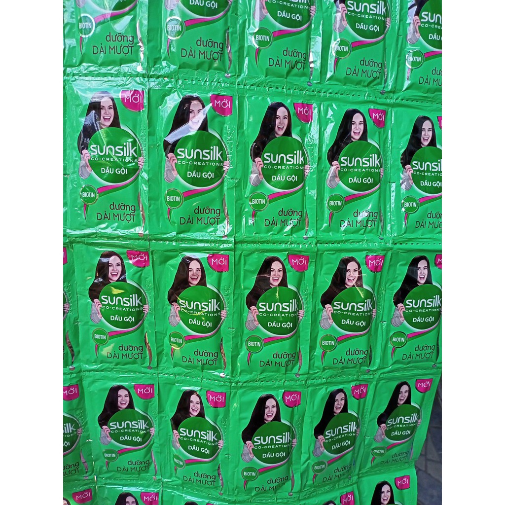 Dây 12 gói Dầu gội Sunsilk dưỡng dài mượt 6g | BigBuy360 - bigbuy360.vn