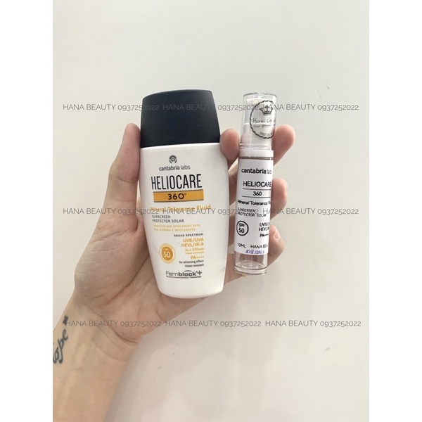 Kem chống nắng Heliocare Mineral Tolerance Fluid SPF50 50ml