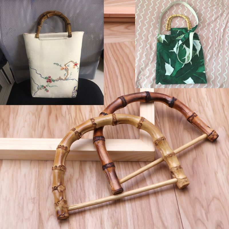 Tay Cầm Túi Xách Bằng Tre Hình Chữ D DIY