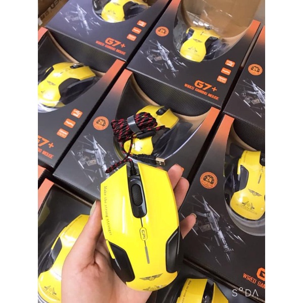 Chuột quang Gaming có dây Newmen G7+ Plus - Hàng chính hãng Bảo hành 24 tháng