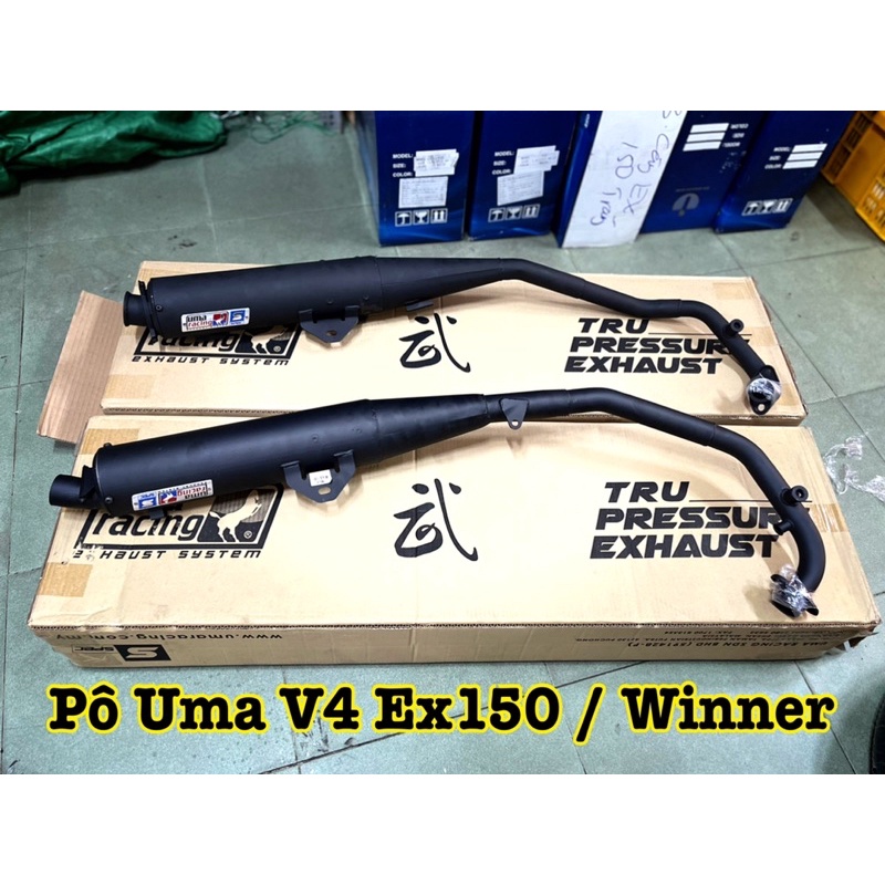 Pô Uma V4 Gắn Ex150 / Winner ( Hàng Chính Hãng Uma Racing ) &gt;&gt;&gt;&gt;