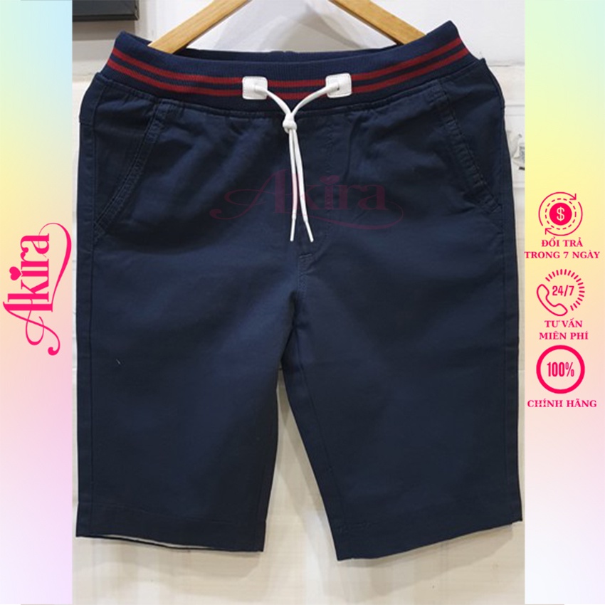 Quần Short Kaki Nam, Chất Liệu Mềm Mịn Thoáng Mát, 7 Màu Trẻ Trung, Phong Cách Hàn Quốc Akira