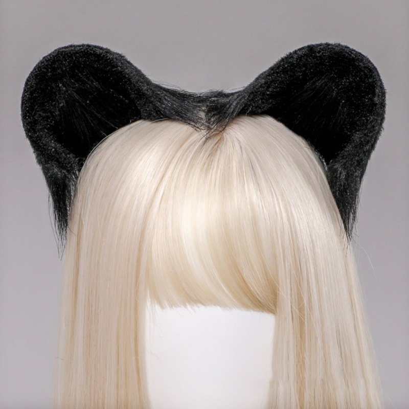 Băng Đô Tai Chuột Hamster Lông Giả Nhiều Màu Dễ Thương