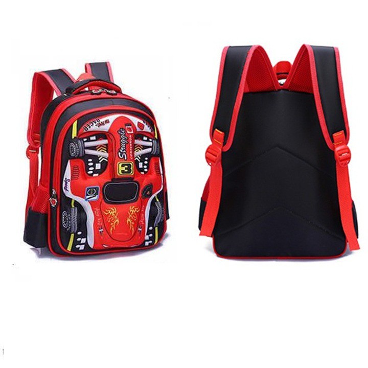 Balo học sinh, Bé Trai Hình OTO 3D size 38 cm