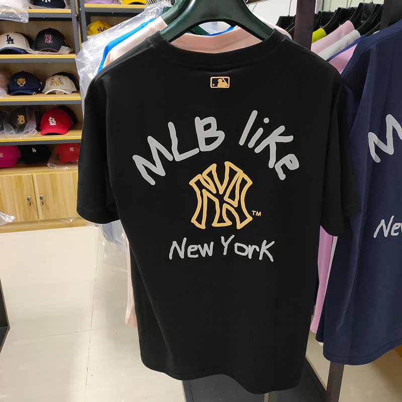 Áo Thun MLB Tay Ngắn Thời Trang Dành Cho Nam Và Nữ