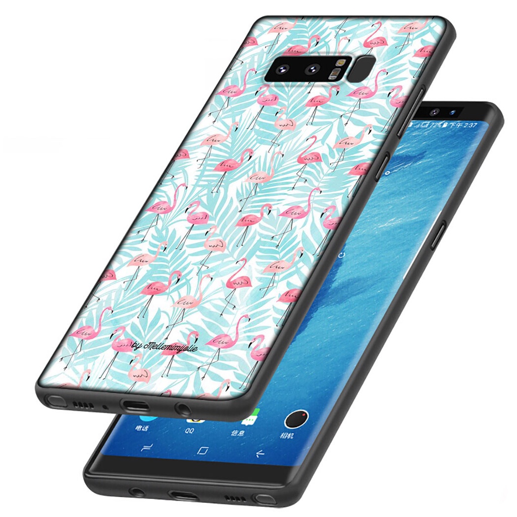 Ốp Điện Thoại Tpu Hình Chim Hồng Hạc Mùa Hè Cho Samsung Note 8 9 10 20 S30 Plus Lite Ultra Gtl75