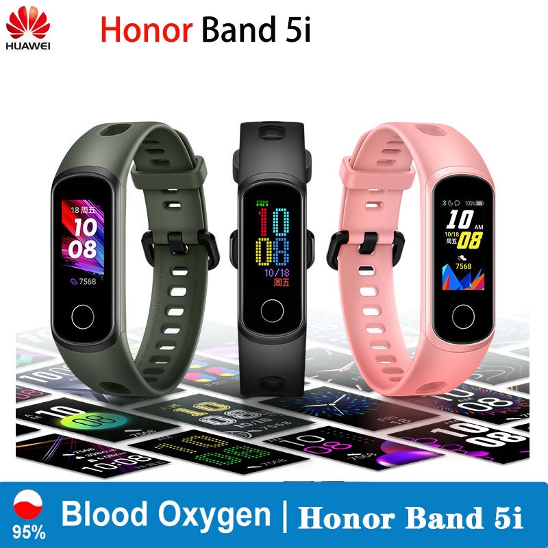 Vòng Đeo Tay Thông Minh Huawei Honor Band 5i Amoled Huawe Honor Smart Watch Spo2