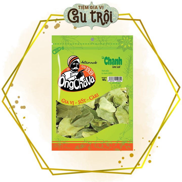 Lá chanh Ông Chà Và 40gram (Túi)