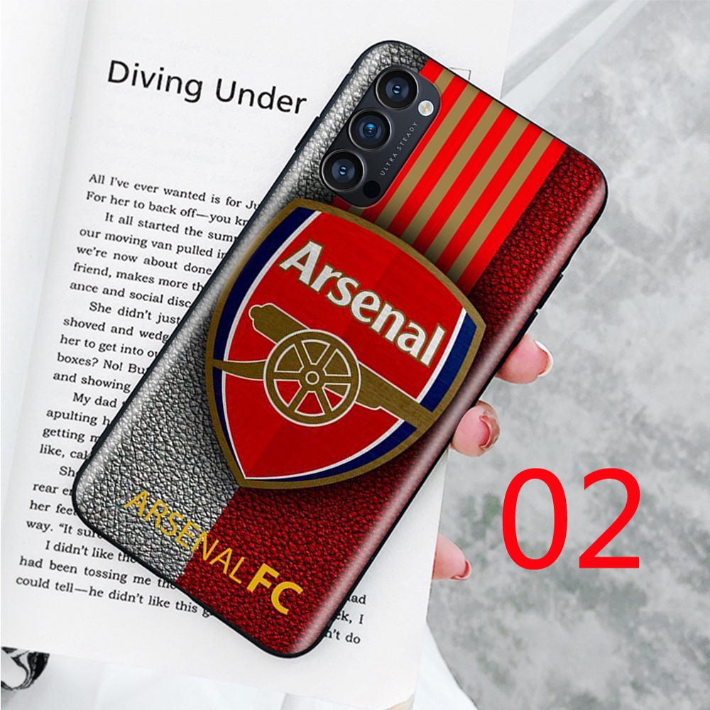 Ốp Điện Thoại Mềm Đen Hình Câu Lạc Bộ Bóng Đá WI-14 Arsenal Cho Samsung Galaxy M30S A70 A20S A10 A82 A20 M30 A50S A30 A70S A50 A10S A30S M21