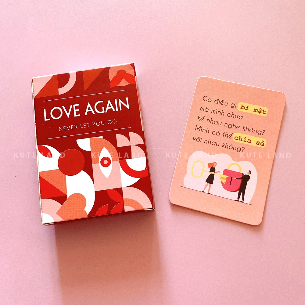 Bộ Bài Tình Yêu Thấu Hiểu Love Again Dành Cho Cặp Đôi Gắn Kết Tình Cảm Hàn Gắn Từ Bên Trong LOVEAG