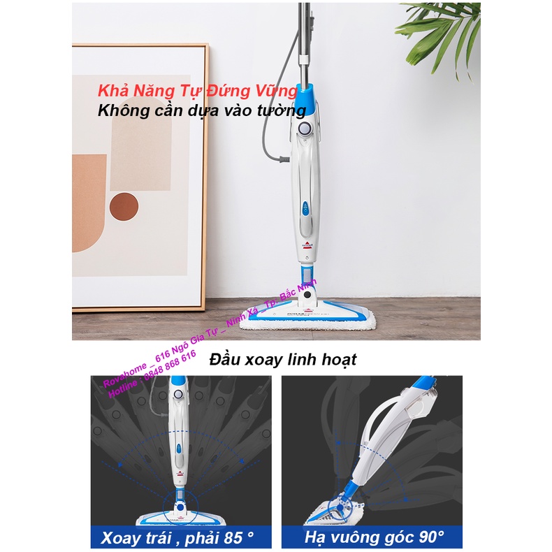 Cây Lau Nhà Hơi Nước Đa Năng Bissell 3004Z