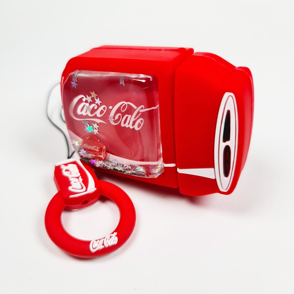 Bao Case Cho Airpods 1/ Airpods 2 Hình Lon Nước Ngọt Coke Liquid.