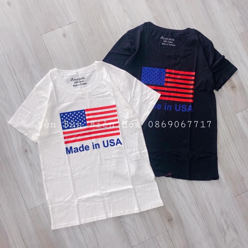 Áo thun giấy lá cờ