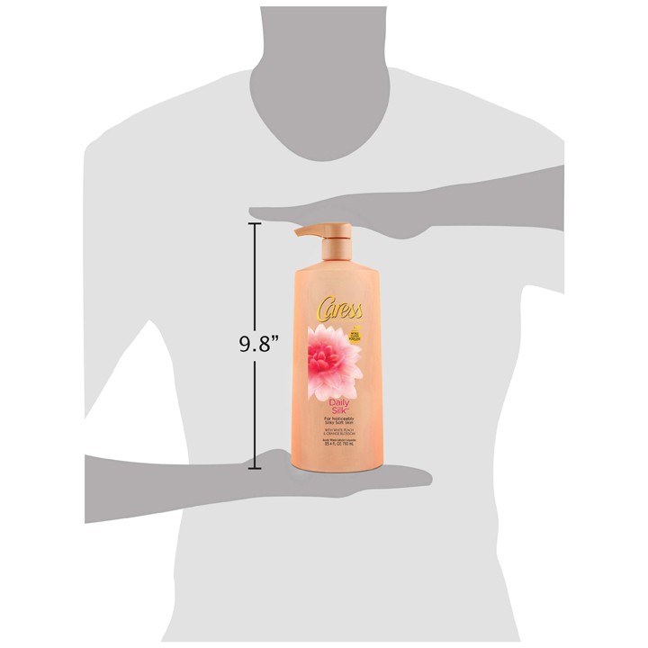 Sữa tắm Caress Daily Silk For Noticeably Silky Soft Skin, 750ml.